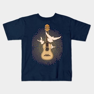 Guitar doves Kids T-Shirt